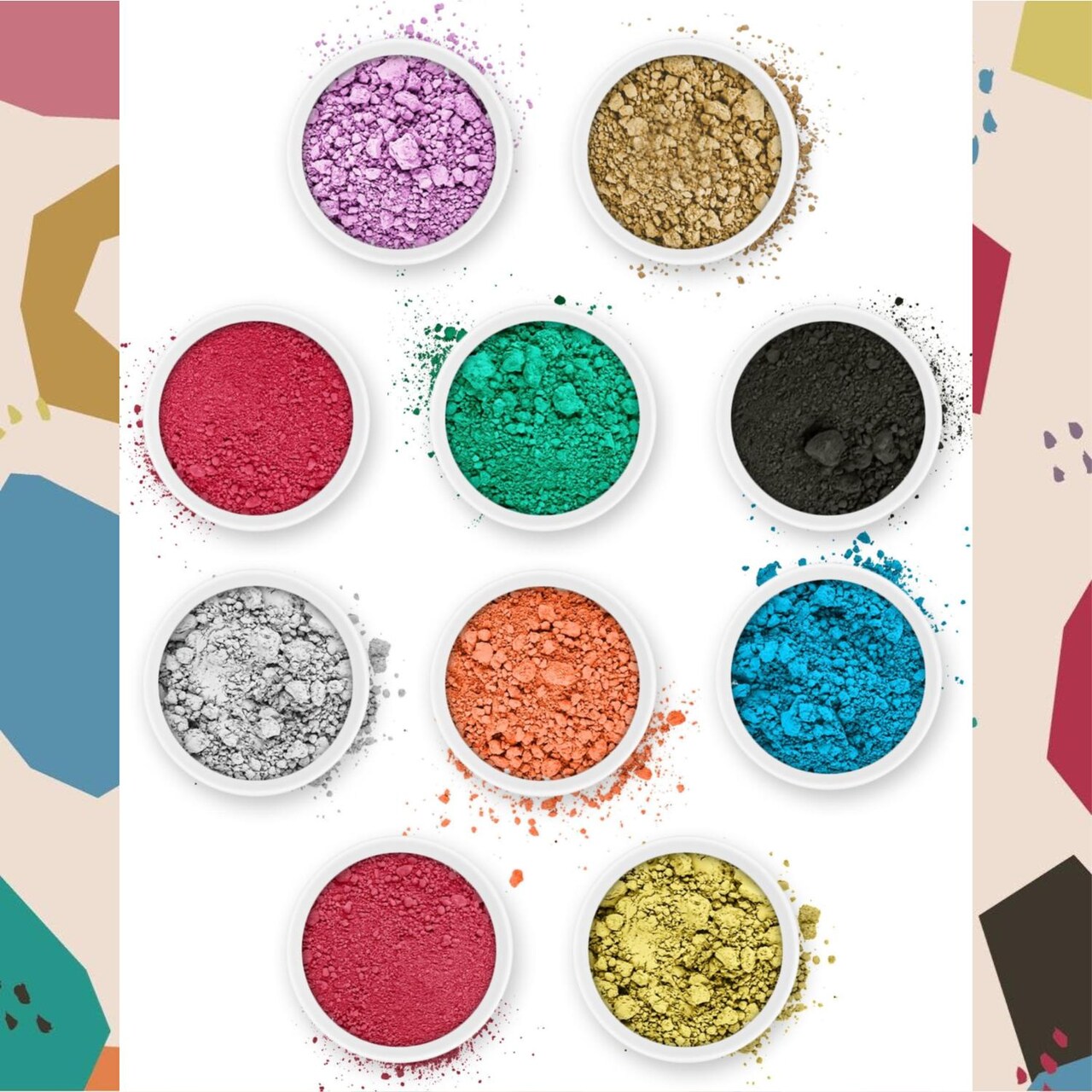 Pifito Mica Colorant Powder Light Sampler │ 10 Beautiful Color Dyes for Soap Making Supplies, Bath Bombs, Epoxy Resin (.25 oz ea)